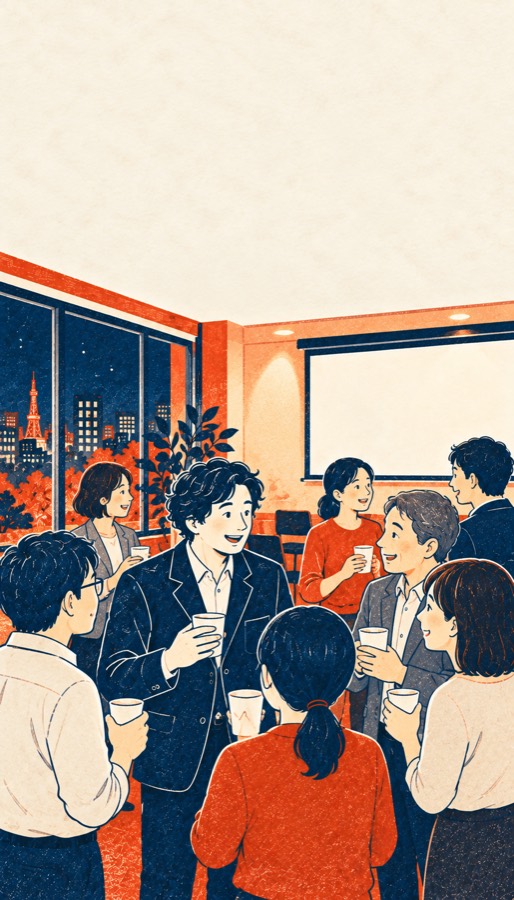 懇親会の様子